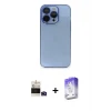 ieg™ iPhone 14 Pro Max Kılıf Siluet Minimal Özel Seri - Siyah Bilvis 5in1 3D Magic Cam Ekran Koruyucu + Bilvis Titan Kamera Lens - DNMR