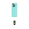 ieg™ iPhone 14 Pro Max Kılıf Siluet Minimal Özel Seri - Siyah Joko Magic 5D Hayalet Cam