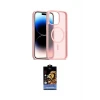 ieg™ iPhone 14 Pro Max Kılıf Siluet Minimal Prime - Siyah Buffer Hayalet Cam Ekran Koruyucu