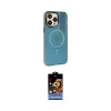 ieg™ iPhone 14 Pro Max Kılıf Siluet Modern Koleksiyonu - Siyah Buffer Hayalet Cam Ekran Koruyucu