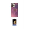 ieg™ iPhone 14 Pro Max Kılıf Siluet Modern Koleksiyonu - Siyah Buffer Hayalet Cam Ekran Koruyucu