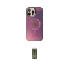 ieg™ iPhone 14 Pro Max Kılıf Siluet Modern Koleksiyonu - Siyah Joko Magic 5D Hayalet Cam