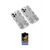 ieg™ iPhone 14 Pro Max Kılıf Ufuk Doku Prime - Siyah Buffer Hayalet Cam Ekran Koruyucu