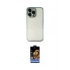 ieg™ iPhone 14 Pro Max Kılıf Vadi Minimal - Siyah Buffer Hayalet Cam Ekran Koruyucu