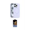 ieg™ iPhone 14 Pro Max Kılıf Yankı Form Serisi - Siyah Buffer Hayalet Cam Ekran Koruyucu