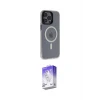 ieg™ iPhone 14 Pro Max Kılıf Yankı Işık Prime - Siyah Bilvis 5in1 3D Magic Cam Ekran Koruyucu