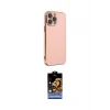 ieg™ iPhone 14 Pro Max Kılıf Yankı Serisi - Siyah Buffer Hayalet Cam Ekran Koruyucu