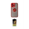 ieg™ iPhone 14 Pro Max Kılıf Yörünge Çizgi - Siyah Buffer Cam Ekran Koruyucu