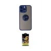 ieg™ iPhone 14 Pro Max Kılıf Yörünge Çizgi - Siyah Buffer Cam Ekran Koruyucu