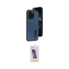 ieg™ iPhone 14 Pro Max Kılıf Yörünge Işık Serisi - Siyah Joko 5D Cam