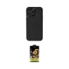ieg™ iPhone 14 Pro Max Kılıf Zirve Işık Serisi - Siyah Buffer Cam Ekran Koruyucu