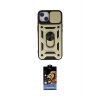 ieg™ iPhone 15 Kılıf Ahenk Klasik - Siyah Buffer Hayalet Cam Ekran Koruyucu