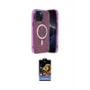 ieg™ iPhone 15 Kılıf Eksen Çizgi - Siyah Buffer Hayalet Cam Ekran Koruyucu
