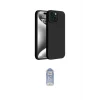 ieg™ iPhone 15 Kılıf Kozmos Yansıma Özel Seri - Siyah Joko Magic 5D Cam