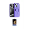 ieg™ iPhone 15 Kılıf Nova Asil Prime - Siyah Buffer Hayalet Cam Ekran Koruyucu