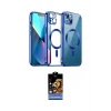 ieg™ iPhone 15 Kılıf Nova Işık Özel Seri - Siyah Buffer Hayalet Cam Ekran Koruyucu