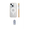 ieg™ iPhone 15 Kılıf Pusula Minimal Koleksiyonu - Siyah Joko Magic 5D Cam