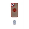 ieg™ iPhone 15 Kılıf Yörünge Çizgi - Siyah Joko Magic 5D Cam