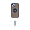 ieg™ iPhone 15 Kılıf Yörünge Çizgi - Siyah Joko Magic 5D Cam