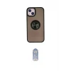 ieg™ iPhone 15 Kılıf Yörünge Çizgi - Siyah Joko Magic 5D Cam