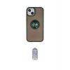 ieg™ iPhone 15 Kılıf Yörünge Çizgi - Siyah Joko Magic 5D Cam