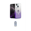 ieg™ iPhone 15 Plus Kılıf Eksen Minimal Özel Seri - Siyah Joko Magic 5D Cam