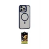 ieg™ iPhone 15 Pro Kılıf Ahenk Klasik Özel Seri - Siyah Buffer Cam Ekran Koruyucu