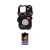 ieg™ iPhone 15 Pro Kılıf Akış Yansıma - Siyah Buffer Hayalet Cam Ekran Koruyucu