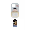 ieg™ iPhone 15 Pro Kılıf Akış Yansıma - Siyah Buffer Hayalet Cam Ekran Koruyucu