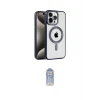 ieg™ iPhone 15 Pro Kılıf Eksen Form Koleksiyonu - Siyah Joko Magic 5D Cam
