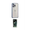 ieg™ iPhone 15 Pro Kılıf Eksen Form Serisi - Şeffaf 360 Full Body Arka Koruyucu