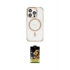 ieg™ iPhone 15 Pro Kılıf Eksen Klasik Koleksiyonu - Siyah Buffer Cam Ekran Koruyucu