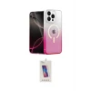ieg™ iPhone 15 Pro Kılıf Eksen Minimal Özel Seri - Siyah Joko 5D Cam