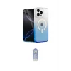 ieg™ iPhone 15 Pro Kılıf Eksen Minimal Özel Seri - Siyah Joko Magic 5D Cam