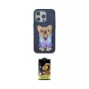 ieg™ iPhone 15 Pro Kılıf İz Minimal Koleksiyonu - Siyah Buffer Cam Ekran Koruyucu