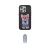 ieg™ iPhone 15 Pro Kılıf İz Minimal Koleksiyonu - Siyah Joko Magic 5D Cam