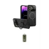 ieg™ iPhone 15 Pro Kılıf Kıvılcım Modern Serisi - Siyah Joko Magic 5D Hayalet Cam
