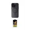 ieg™ iPhone 15 Pro Kılıf Kozmos Çizgi Prime - Siyah Buffer Cam Ekran Koruyucu
