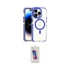 ieg™ iPhone 15 Pro Kılıf Kozmos Doku Koleksiyonu - Siyah Joko 5D Cam