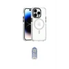 ieg™ iPhone 15 Pro Kılıf Kozmos Doku Koleksiyonu - Siyah Joko Magic 5D Cam