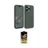 ieg™ iPhone 15 Pro Kılıf Kozmos Yansıma Özel Seri - Siyah Buffer Cam Ekran Koruyucu