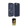 ieg™ iPhone 15 Pro Kılıf Kozmos Yansıma Özel Seri - Siyah Buffer Cam Ekran Koruyucu