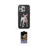 ieg™ iPhone 15 Pro Kılıf Nova Form Koleksiyonu - Siyah Buffer Hayalet Cam Ekran Koruyucu