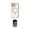 ieg™ iPhone 15 Pro Kılıf Nova Işık Özel Seri - Siyah Buffer Hayalet Cam Ekran Koruyucu