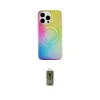 ieg™ iPhone 15 Pro Kılıf Pusula Form - Siyah Joko Magic 5D Hayalet Cam