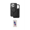 ieg™ iPhone 15 Pro Kılıf Pusula Işık Koleksiyonu - Siyah Joko 5D Cam