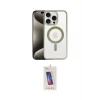 ieg™ iPhone 15 Pro Kılıf Siluet Çizgi Serisi - Siyah Joko 5D Cam