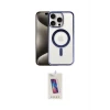 ieg™ iPhone 15 Pro Kılıf Siluet Çizgi Serisi - Siyah Joko 5D Cam