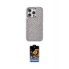 ieg™ iPhone 15 Pro Kılıf Vadi Özel Seri - Siyah Buffer Hayalet Cam Ekran Koruyucu