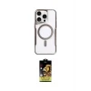 ieg™ iPhone 15 Pro Kılıf Yadigar Klasik Özel Seri - Siyah Buffer Cam Ekran Koruyucu